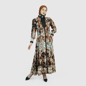 HIKMAT A4138 - Ronce Fleurie Abaya Abaya