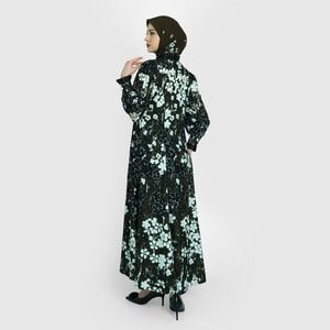 HIKMAT A4138 - Ronce Fleurie Abaya Abaya