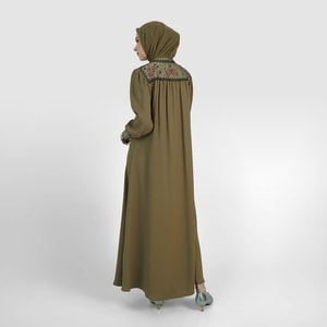 HIKMAT A4120 - Ravella Etch Abaya