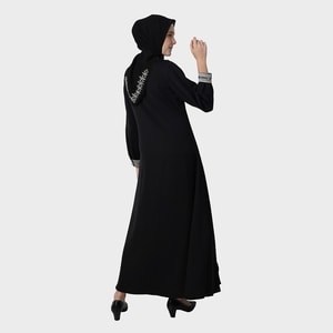 HIKMAT A2111-02 - Classic Flouris Abaya