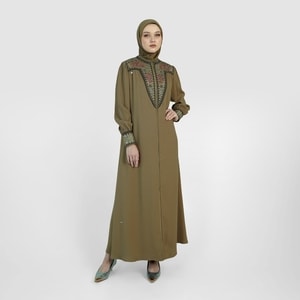 HIKMAT A4120 - Ravella Etch Abaya