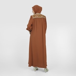 HIKMAT A4120 - Ravella Etch Abaya
