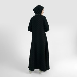 HIKMAT Abaya A1386 - Noble Emblem Abaya
