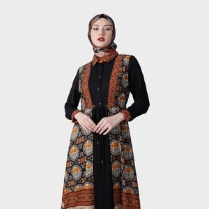 HIKMAT A8896 - Retro Luxe Abaya