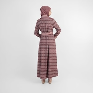 HIKMAT C1345 - Modanah Grid Abaya