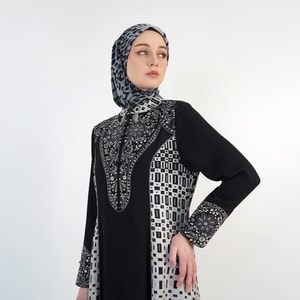 HIKMAT A3842 - Sabbra Growl Abaya