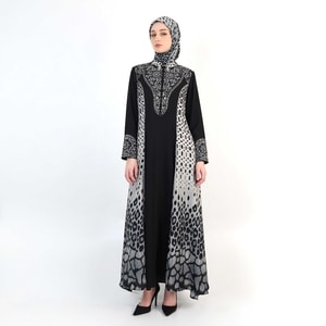 HIKMAT A3842 - Sabbra Growl Abaya
