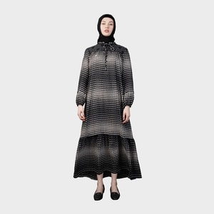 HIKMAT A4497 - Cadre Mosaic Abaya
