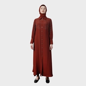 HIKMAT A5811 - Twilight Gleam Abaya