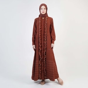 HIKMAT A6599-0 - Ravina Stripes Abaya