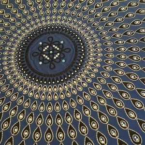 HIKMAT Q8020 - Cosmic Harmonic Decorative Pillow