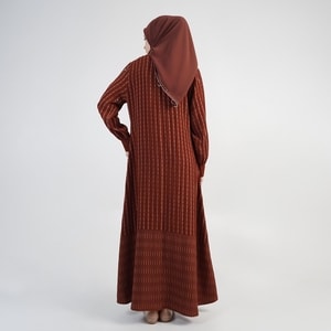 HIKMAT A6599-0 - Ravina Stripes Abaya