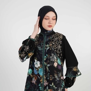 HIKMAT A1372 - Empress Bloom Abaya