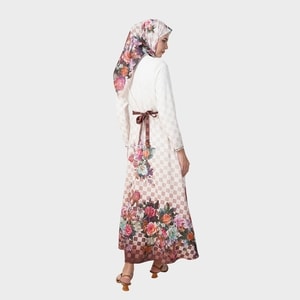 HIKMAT A300-04 - Rosa Amorette Abaya