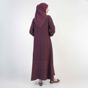 HIKMAT A6599-0 - Ravina Stripes Abaya