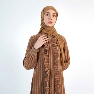 HIKMAT A6599-0 - Ravina Stripes Abaya