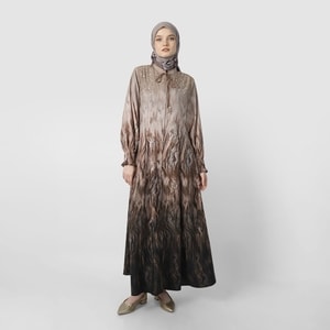 HIKMAT A6682-04 - Flamma de Bois Abaya