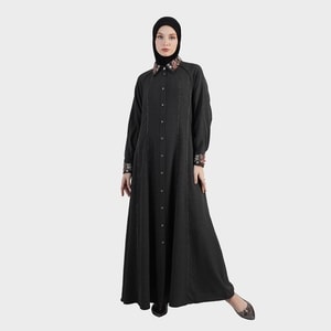 HIKMAT D7720 - Liora Stripe Dress