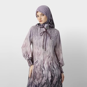 HIKMAT A6682-04 - Flamma de Bois Abaya
