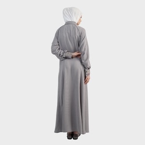 HIKMAT D7720 - Liora Stripe Dress
