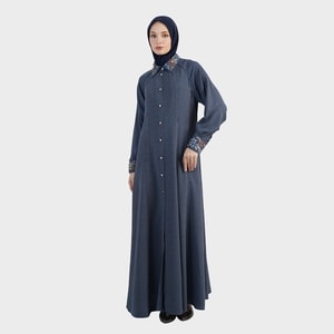 HIKMAT D7720 - Liora Stripe Dress