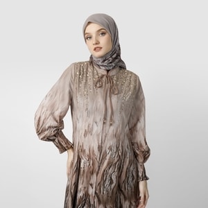 HIKMAT A6682-04 - Flamma de Bois Abaya