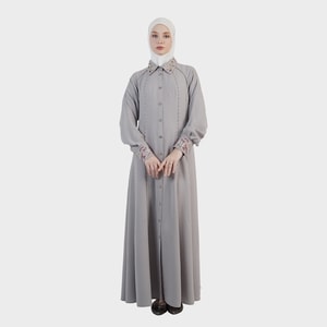 HIKMAT D7720 - Liora Stripe Dress