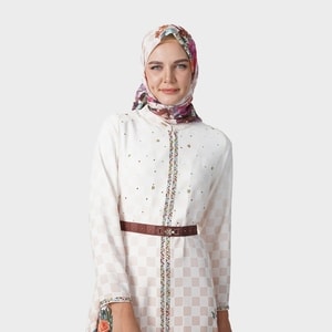 HIKMAT A300-04 - Rosa Amorette Abaya