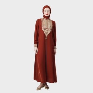 HIKMAT A1214 - Tazhib Subtile Abaya