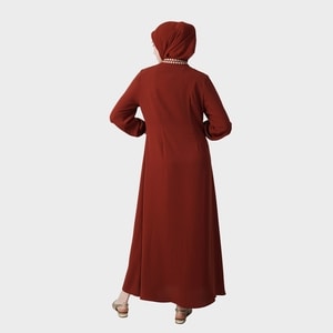 HIKMAT A1214 - Tazhib Subtile Abaya