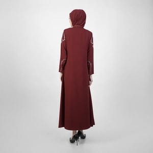 HIKMAT A6265 - Velour Sparkle Abaya