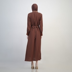 HIKMAT A9866-02 - Zahra Gold Serene Abaya