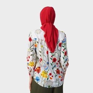 HIKMAT B4472 - Floral Whimsy Blouse