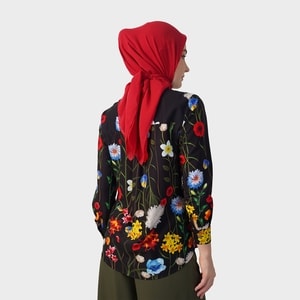 HIKMAT B4472 - Floral Whimsy Blouse