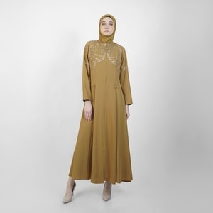 HIKMAT A6265 - Velour Sparkle Abaya