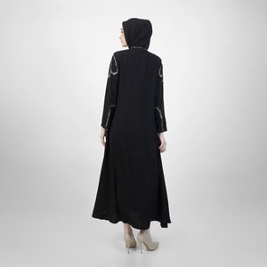 HIKMAT A6265 - Velour Sparkle Abaya