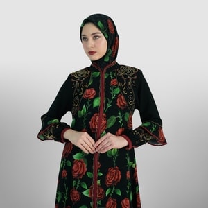 HIKMAT A1427 - Jasida Rose Abaya