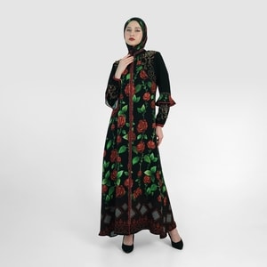 HIKMAT A1427 - Jasida Rose Abaya