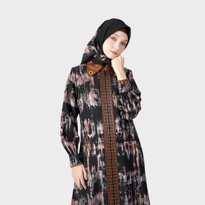 HIKMAT A6675-04 - Sable Radiance Abaya