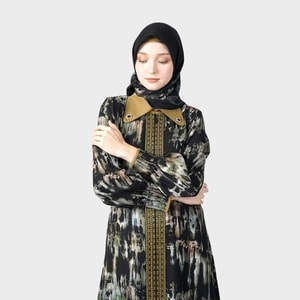 HIKMAT A6675-04 - Sable Radiance Abaya