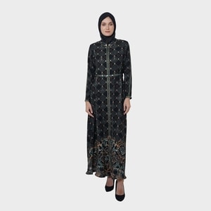 HIKMAT A3027 - Royal Blossom Abaya