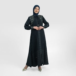 HIKMAT A9244-02 - Parallel Eclat Abaya