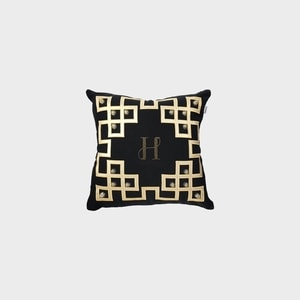 HIKMAT Q1018 - Symbolic Frame Decorative Pillow