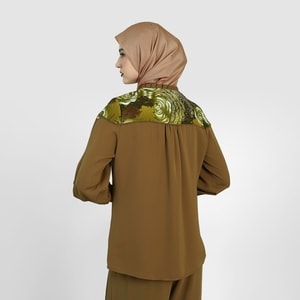 HIKMAT B1129 - Woodland Eclat Blouse