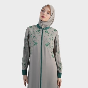 HIKMAT A8854 - Silva Rose Abaya