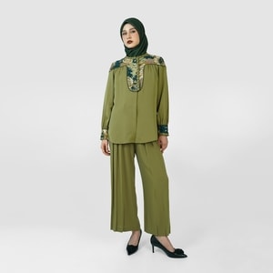 HIKMAT B1129 - Woodland Eclat Blouse