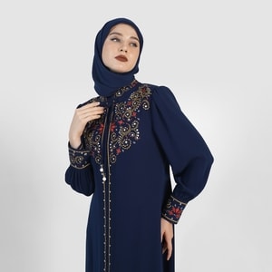 HIKMAT A4587 - Fioreline Vein Abaya