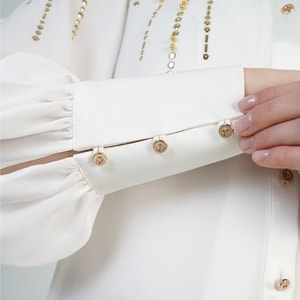 HIKMAT B5123 - Lucent Grace Blouse