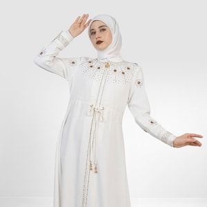 HIKMAT A6364 - Crown Verity Abaya