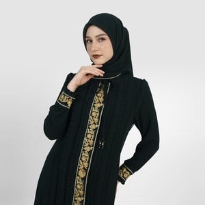 HIKMAT A9629 - Frill Grace Abaya